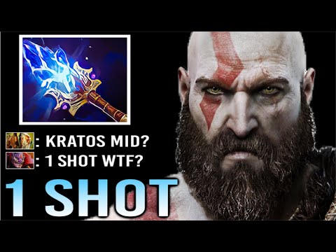 KRATOS MID IS BACK! Crazy 1 Shot Kill Non-Stop Gank Super Punch Scepter Build 7.31 Meta Dota 2