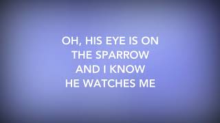 His Eye Is On The Sparrow by Newsboys (Lyrics)