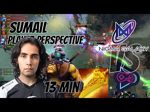 Sumail [Alchemist] 13 min radiance NIGMA GALAXY VS DGG Esports #dota2  #sumail #nigmagalaxy