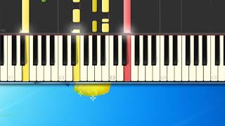 [Piano Tutorial Synthesia]C¢mo dueles en los labios - Man…