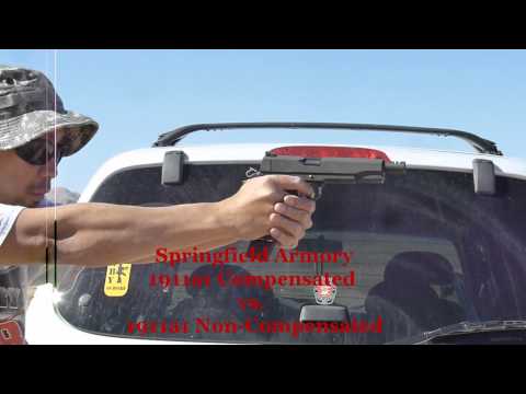 1911a1 Compensator vs. 1911a1 Without Compensator