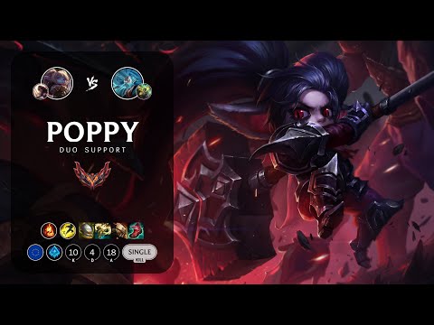 Poppy Support vs Zilean - EUW Grandmaster Patch 12.23