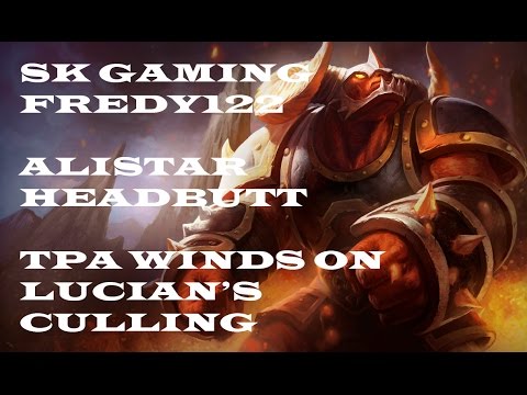 SK Fredy122(Alistar) headbutt TPA Winds in Lucian's Culling - LoL Moments - LoL S4 Worlds 2014