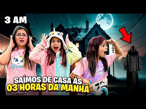 SAÍMOS DE CASA AS 3 HORAS DA MANHÃ E APARECEU UM ESTRANHO *deu ruim