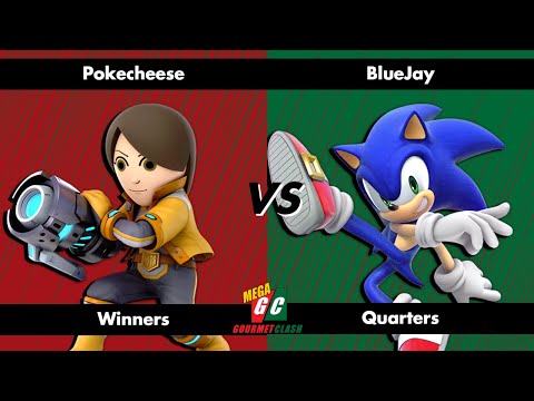 Mega Gourmet Clash #3 - Pokecheese (Mii Gunner) vs BlueJay (Sonic) Winners Quarters - Ult Singles
