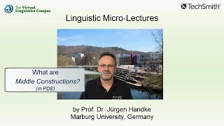SYN_016 - Linguistic Micro-Lectures: Middle Constructions