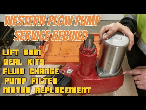 Western Plow Pump Service Rebuild