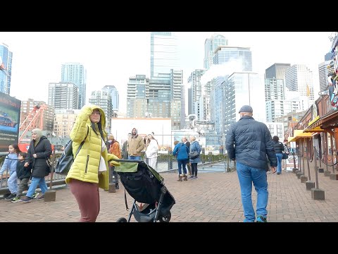 Downtown SEATTLE  Washington, USA 🇺🇸  4K Walk
