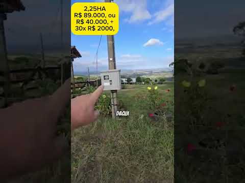 [805]CHÁCARA SANTO ANTÔNIO DA PATRULHA 2,25HA LINDA VISTA FIBRA ÓTICA R$ 40 MIL + PARCELAS #chacara