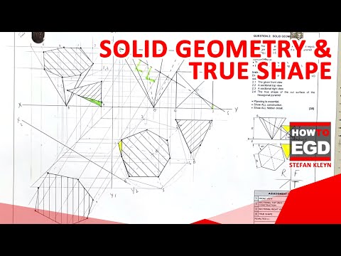 Revision - Solid Geometry and True Shape - Grade 12