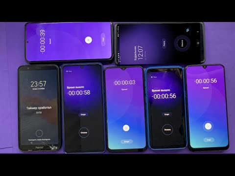 Timer ON / Alarm Clock Samsung vs Lg vs IPhone vs Nokia vs Lenovo vs Honor vs Xiaomi vs Realme