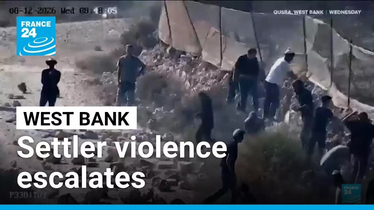 Israel sends troops to West Bank homes besieged by settlers • FRANCE 24 English