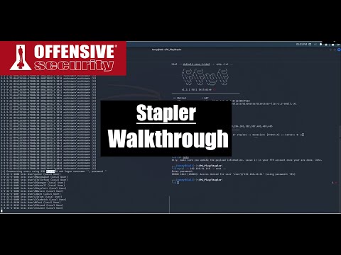 Stapler | Hacking Walkthrough | PG Play