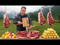 Grilling The JUICIEST Steaks In The Mountains Wilderness BBQ