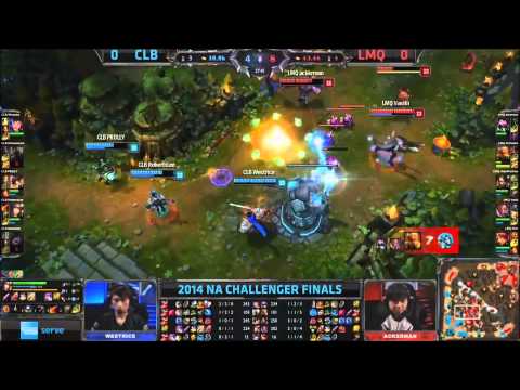 NA Challenger Spring 2014 Final G1:CLB vs LMQ Highlights