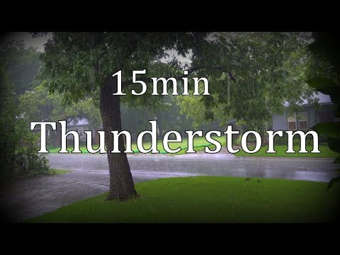 15min Thunderstorm "Sleep Sounds" ASMR