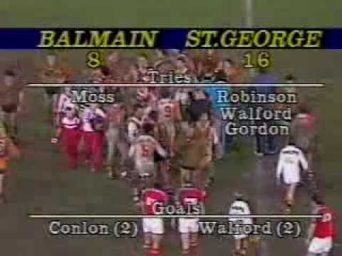 1988 Panasonic Cup Final St George v Balmain