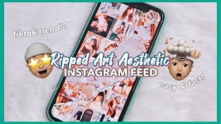 How to make an aesthetic ‘Ripped Paper’ instagram feed 🔥