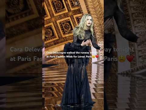 Cara Delevingne at Paris Fashion Week — L’Oréal Paris (Shorts)