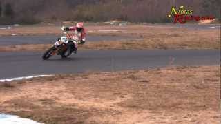 preview picture of video 'Test Supermotard Circuito A Madalena  - HD - NotasRacing.com'