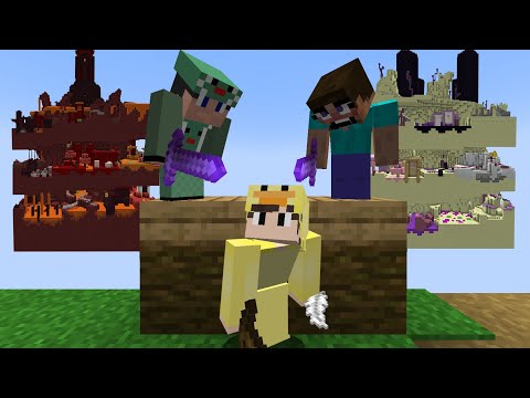 Minecraft Parkuru ama 2 Avcıya Karşı