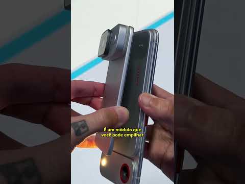 Direto da MWC 2026 a convite da Tecno! 📱🔥 Testamos o novo celular magnético