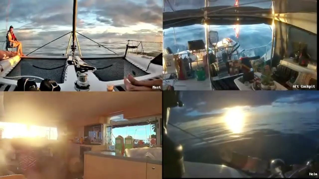 E8: Giant Tuna Fight in the Rain, 26kt Storm & Stressful Raroia Pass Entry | Sailing Tuamotus