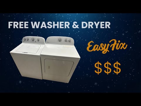 How To Fix a Washer Shift Actuator + Easy Dryer Belt Repair | Free Appliances Service Call