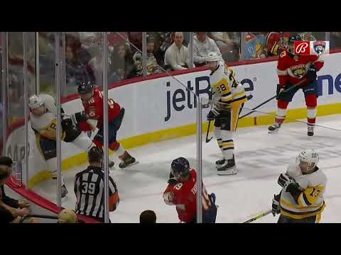 Barkov slash on Letang - Have your say!