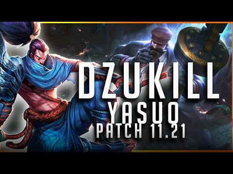 Dzukill - Yasuo vs Graves TOP #2 Patch 11.21 - Yasuo Gameplay