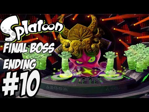 Splatoon - FINAL BOSS ENDING - Gameplay Walkthrough Part 10 [ HD ]