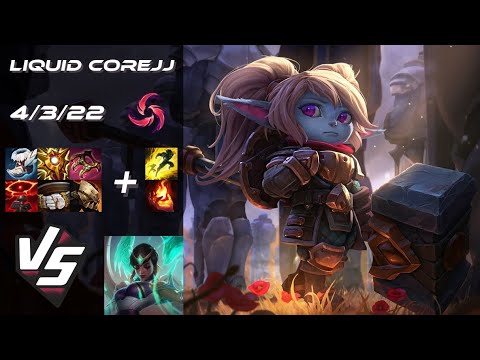 Team Liquid CoreJJ SUPPORT Poppy vs Karma - NA Challenger Patch 14.23