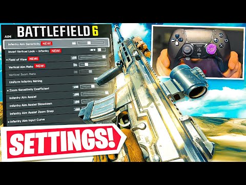 BATTLEFIELD 6 REDSEC BEST SETTINGS TO USE RIGHT NOW! 🎮 (BF6 Best Controller Settings PS5/XBOX/PC)