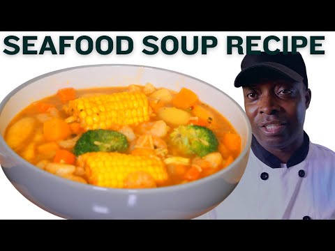 Seafood Soup Recipe || Prawn Soup Recipe | Chef Ricardo Cooking