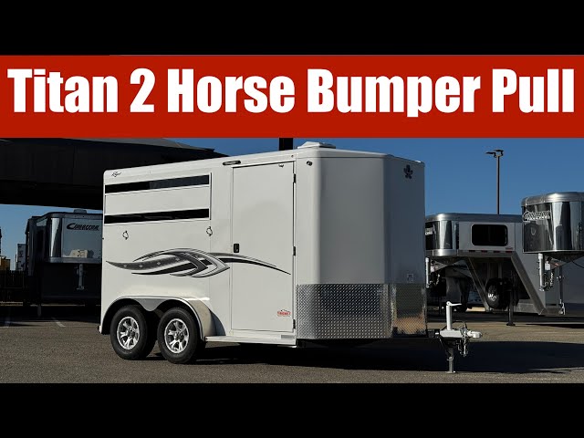 Preview image of Titan Royal 2 Horse Bumper Pull Slant Load youtube video
