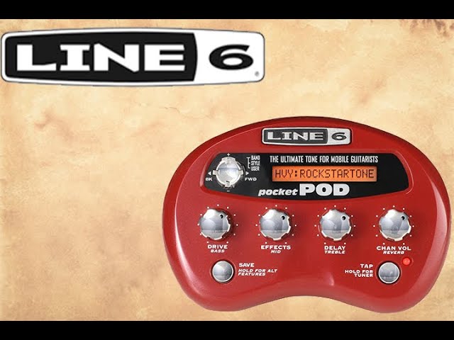 Vídeo relacionado con Line 6 Pocket Pod - Multiefectos portátil para guitarra