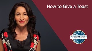 How to Give a Toast