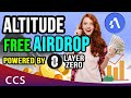 🔴 Altitude Free Airdrop Confirmed 🪂 Powered by Layer Zero Airdrop To Do NOW Too #layerzeroairdrop