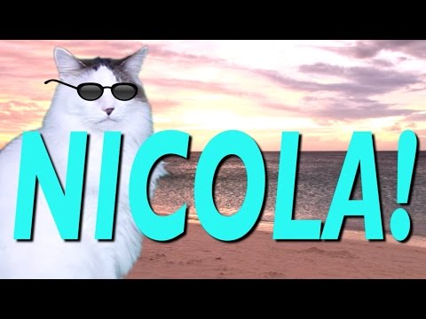 HAPPY BIRTHDAY NICOLA! - EPIC CAT Happy Birthday Song