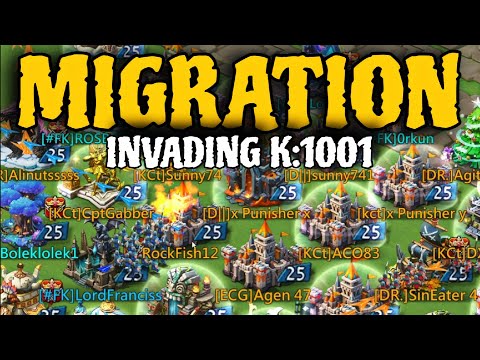 Lords Mobile| MIGRATION TIME 🌏 FIRST HOURS ON NEW KINGDOM!