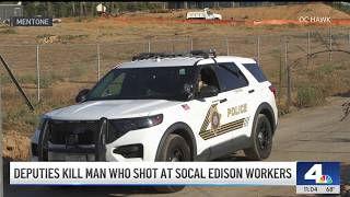 San Bernardino deputies kill man who allegedly shot at SoCal Edison workers