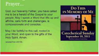 Primary Age Children - Section 1: Introduction to the Catechist Webinars