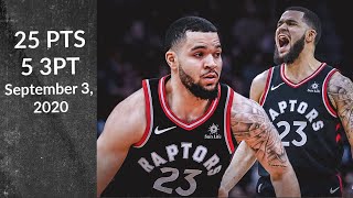 Fred VanVleet 25 PTS 6 AST |Raptors vs Celtics| NBA Playoffs 9/03/20