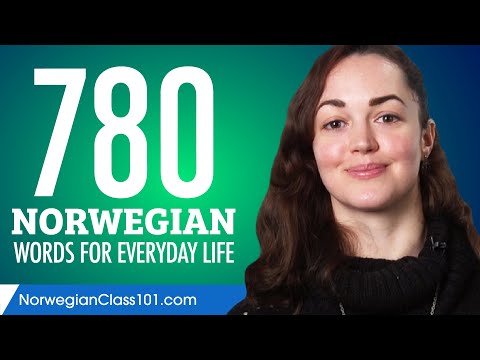 780 Norwegian Words for Everyday Life - Basic Vocabulary #39