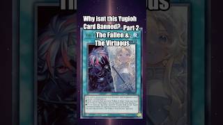 Why isn't The Fallen & The Virtuous Banned? In 1 minute! #yugiohmasterduel #yugioh #yugiohtcg