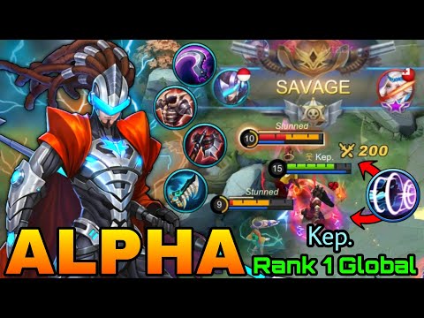 Alpha Perfect SAVAGE!! - Top 1 Global Alpha Kep. - Mobile Legends: Bang Bang