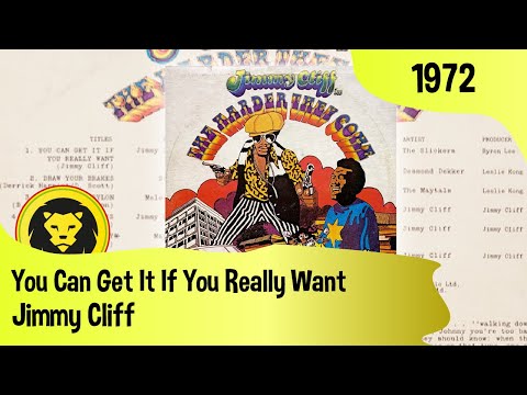 Jimmy Cliff - You Can Get It If You Really Want + LYRICS (Various - The Harder They Come OST, 1972)