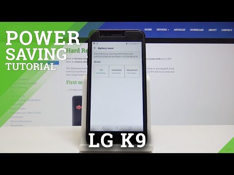 How to Activate Power Saving Mode in LG K9 - Low Power Solution