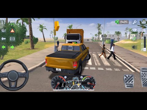 Big Pickup SUV Taxi Driving Sim 2022.!! Ultimate Taxi Driver || TAXI GAMER