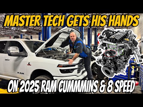 Master Tech Gets His Hands On A 2025 RAM 3500 HO Cummins And 8 Speed Powerline (TorqueFlite)